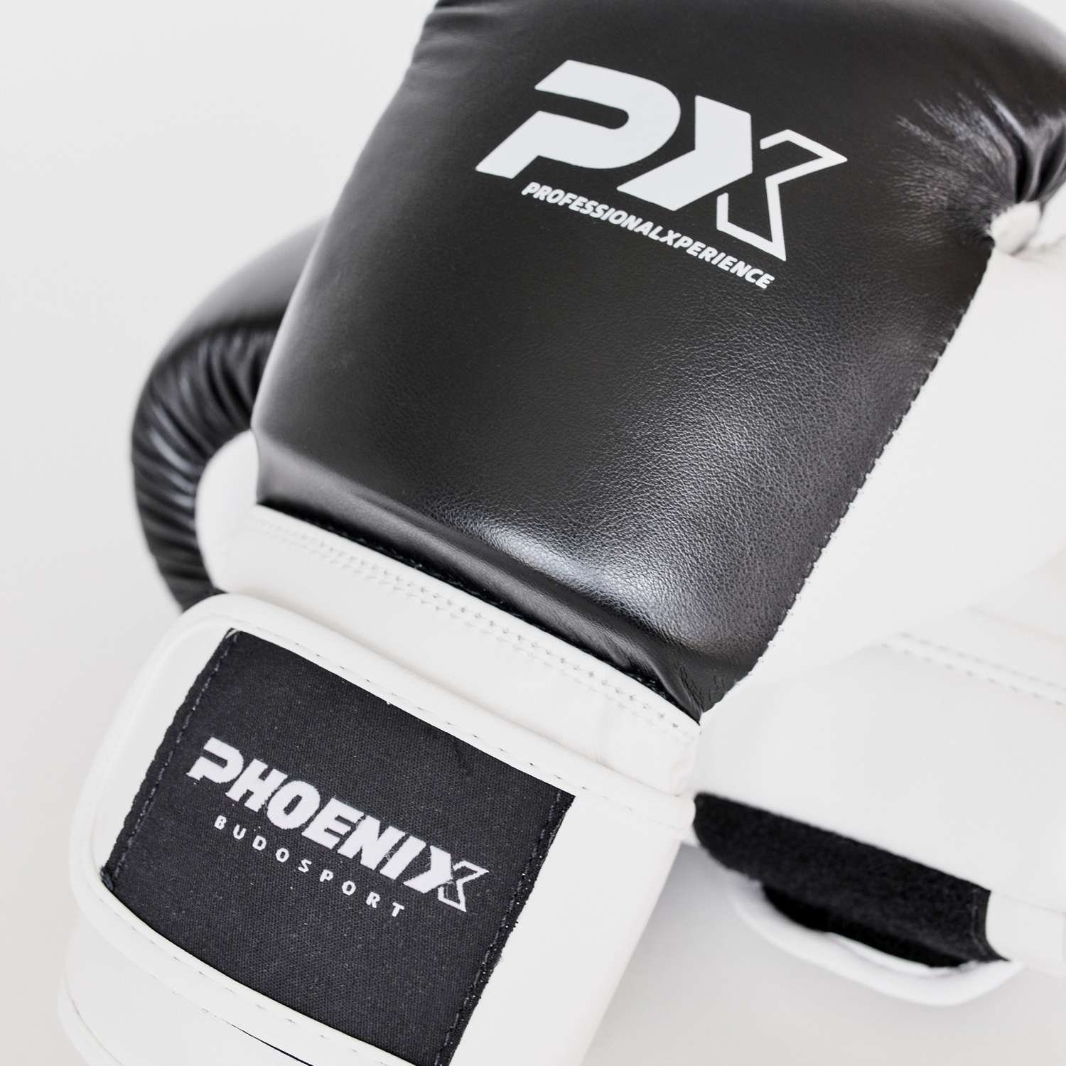 PX "Kids Glove" Boxhandschuh schwarz-weiß 6oz PX "Kids Glove" Boxhandschuh schwarz-weiß 6oz