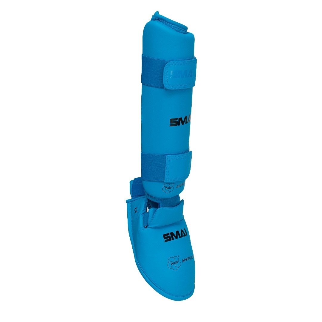SPORTSMASTER WKF shin-Instep Guard, blue, L SPORTSMASTER WKF shin-Instep Guard, blue, L