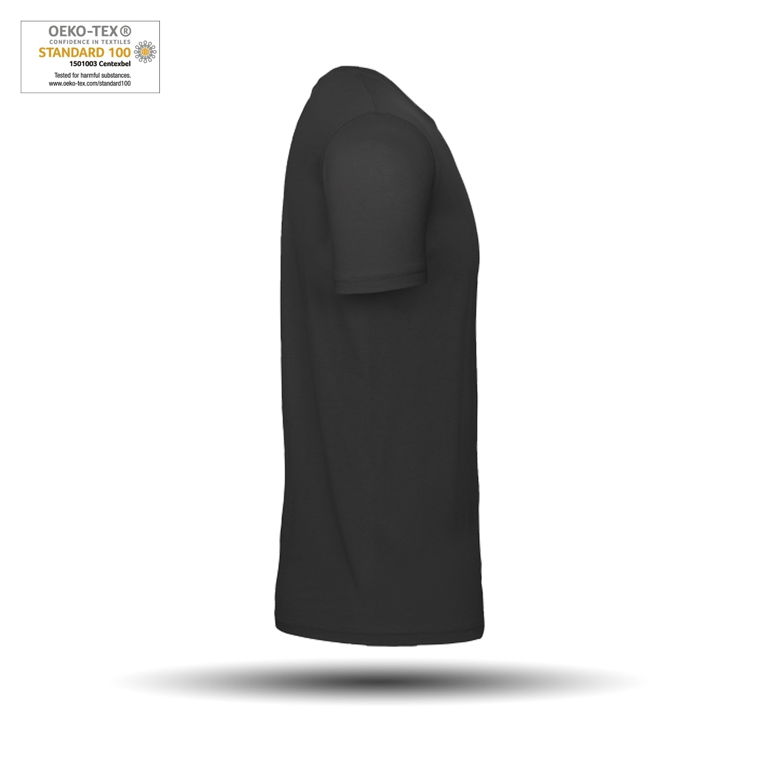 T-Shirt schwarz, 2-fach bedruckt Gr. L