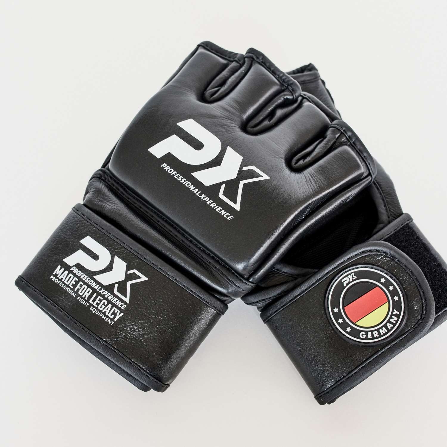 PX MMA-Handschutz Leder schwarz