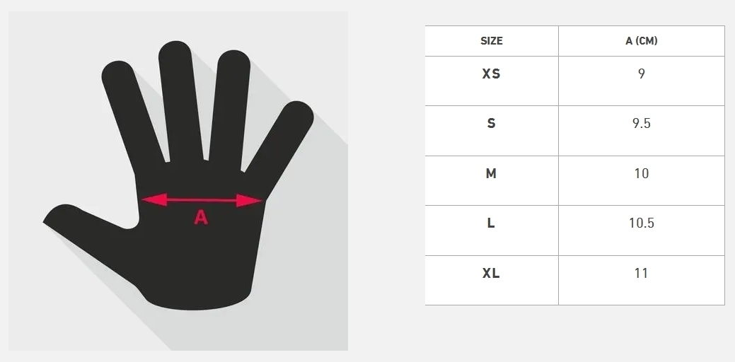 SMAI WKF Handprotector, no thumb, red, L SMAI WKF Handprotector, no thumb, red, L