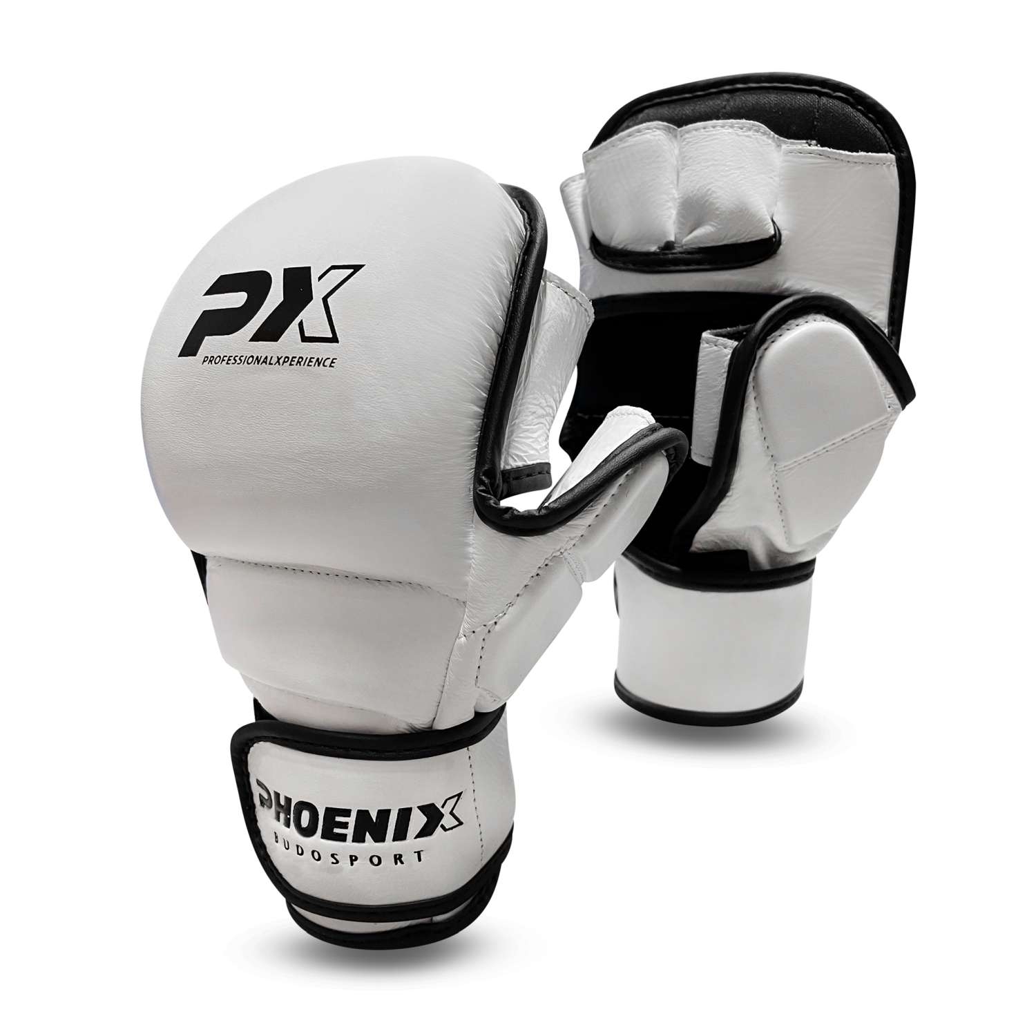 PX MMA Handschutz Leder weiß S