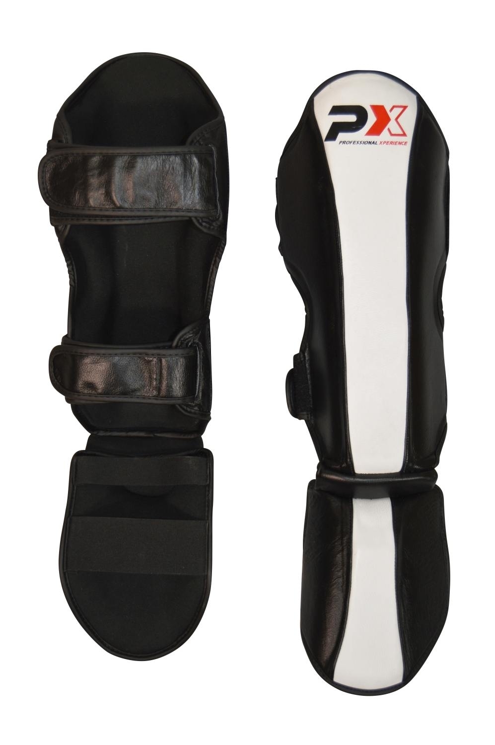 PX FIGHT Schienbein-Spannschutz, Leder, XL
