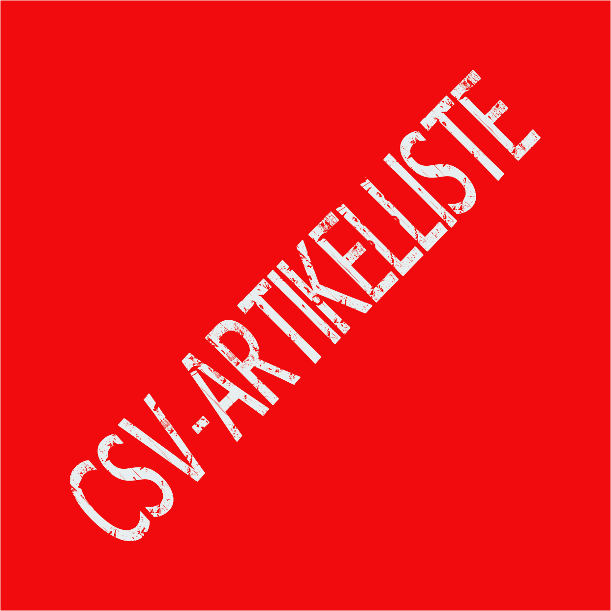 CSV Artikelliste