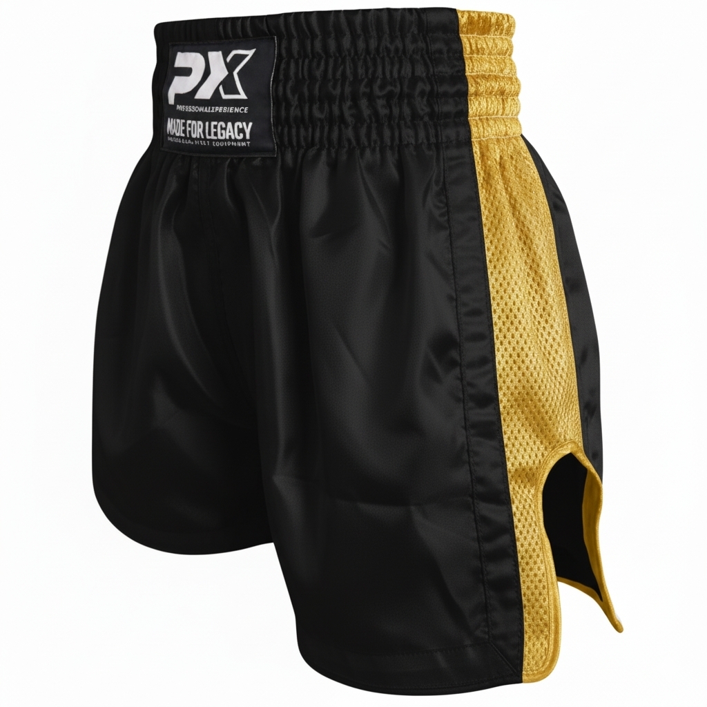 PX Legacy Thai Shorts , Mesh, schwarz-gold M