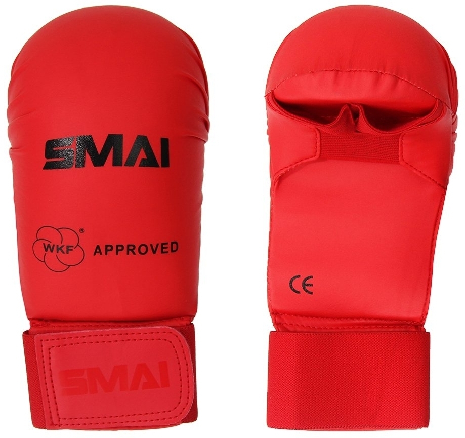 SMAI WKF- Kar-Handschutz o. Daumen rot Gr. XL SMAI WKF- Kar-Handschutz o. Daumen rot Gr. XL