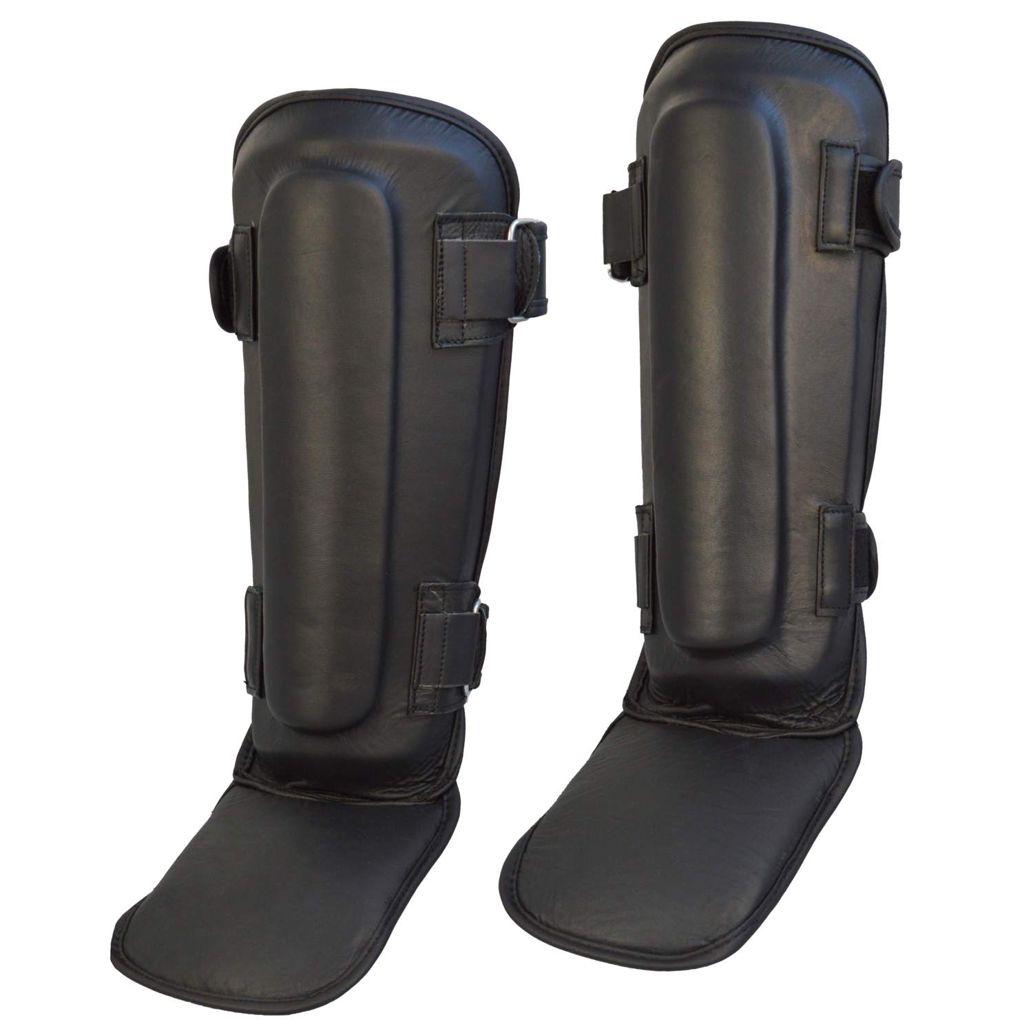 THAI TECH Schienbein-Spannschutz Leder Gr L