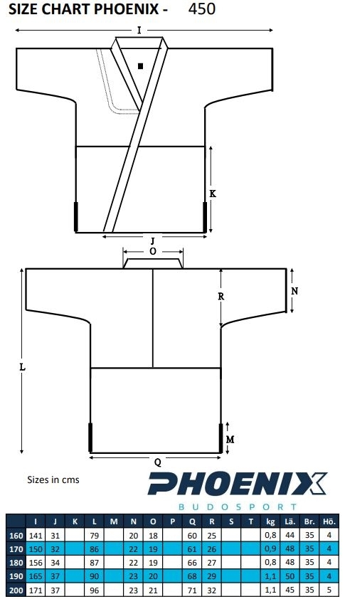 Kendo-Jacke blau Gr 200
