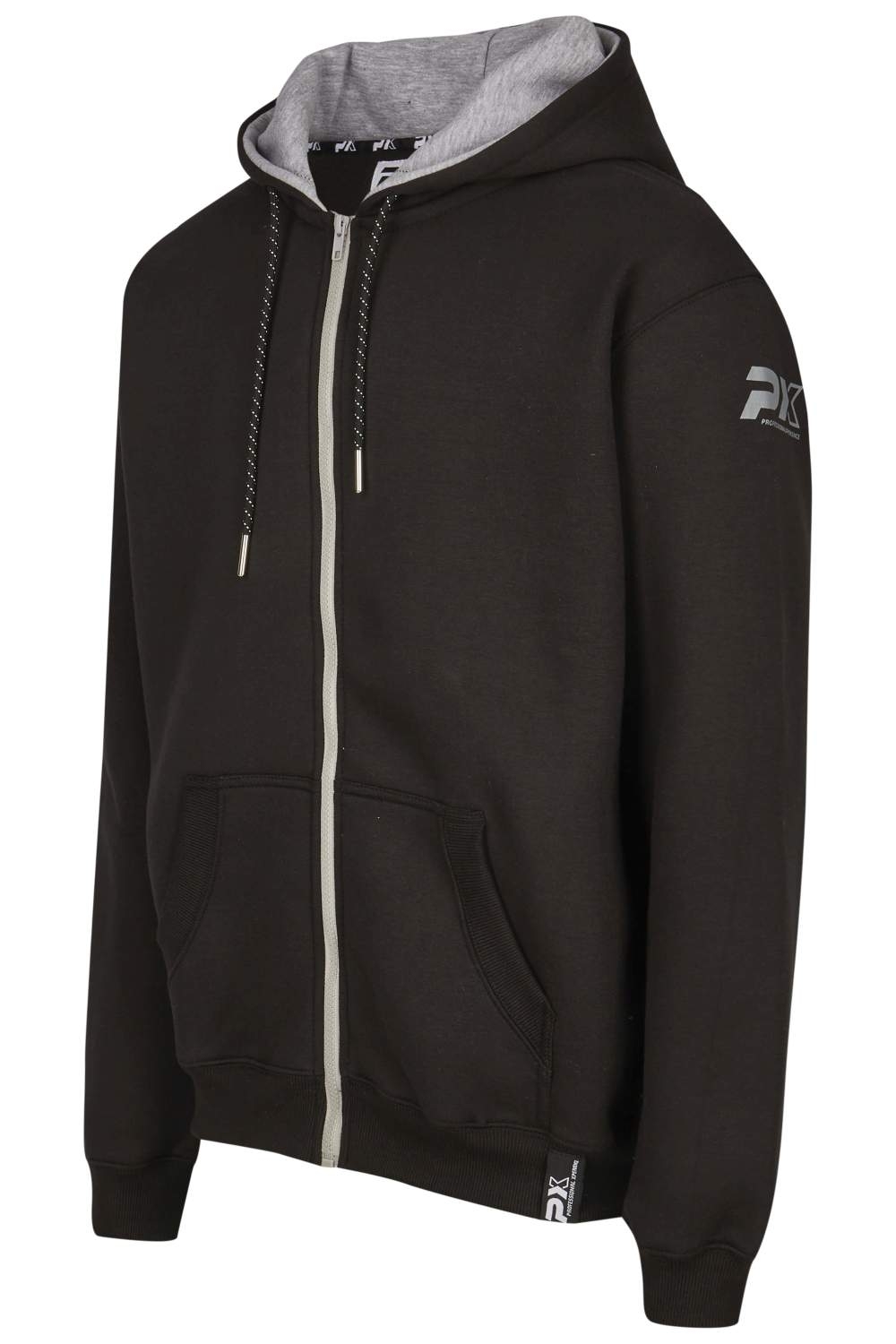 PX Zip Hoodie schwarz-grau Gr. M PX Zip Hoodie schwarz-grau Gr. M