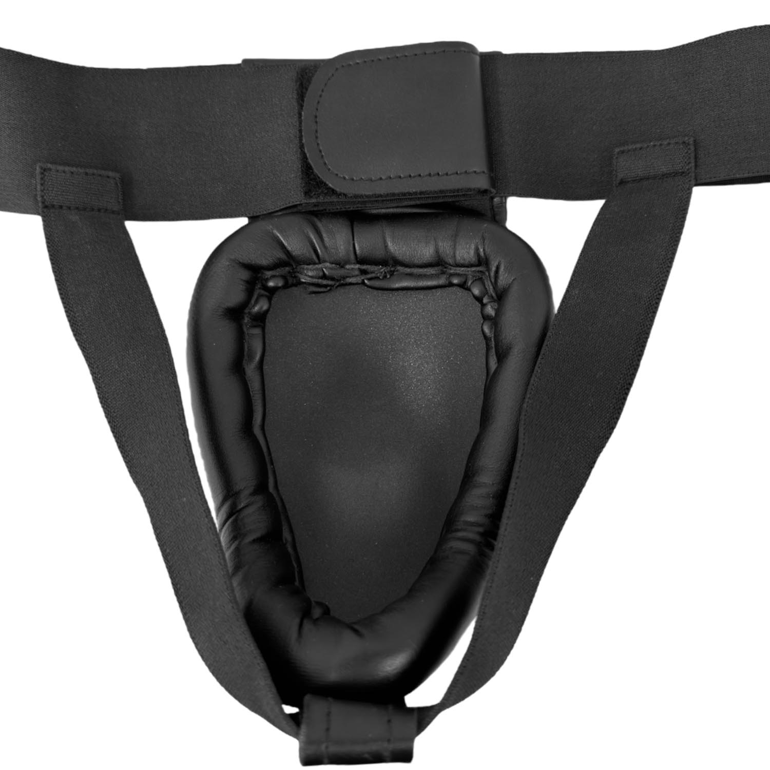 PX Male groinguard, black with metal cup XL PX Male groinguard, black with metal cup XL