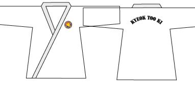 Bedruckung auf Anzüge, Brust und Rücken Bedruckung auf Anzüge, Brust und Rücken