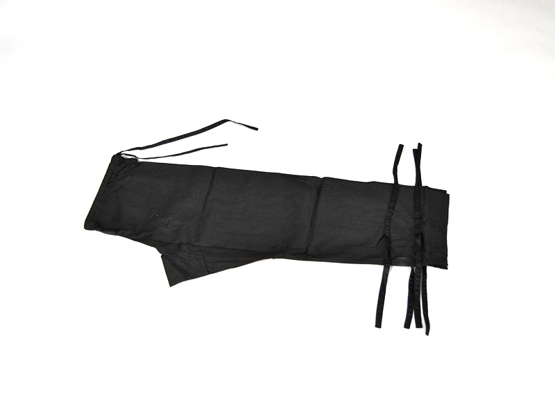 Ninja-Anzug schwarz 6-teilig Gr 160 Ninja-Anzug schwarz 6-teilig Gr 160
