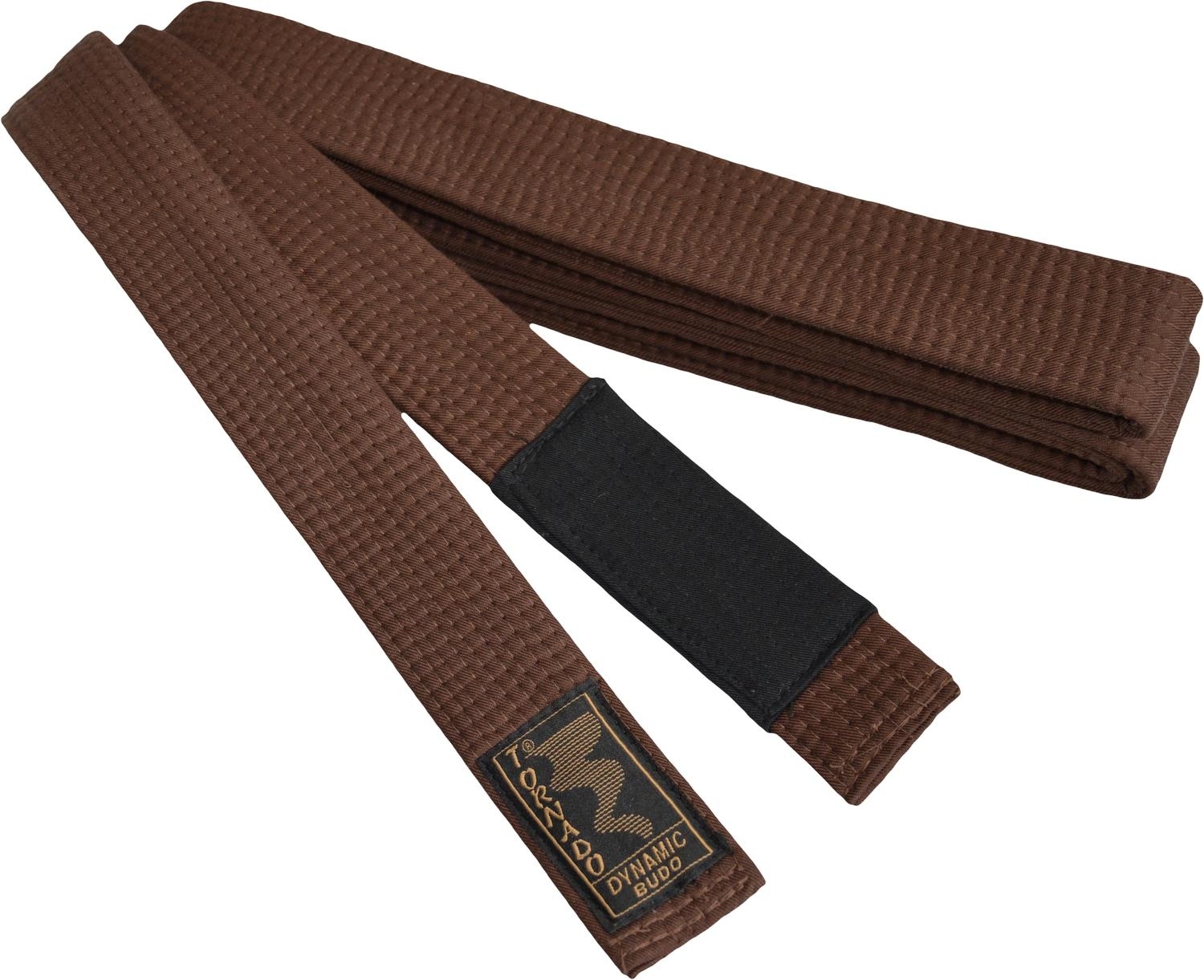 BJJ Belt, brown with black bar