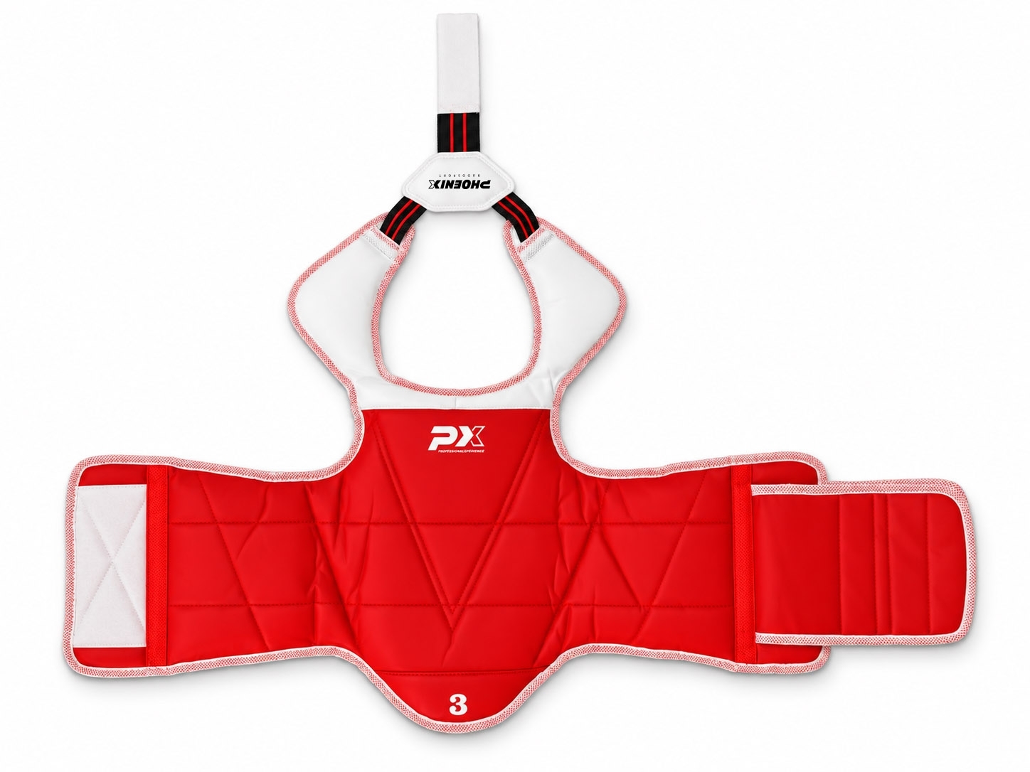 PX Taekwondo-Weste blau-rot XS