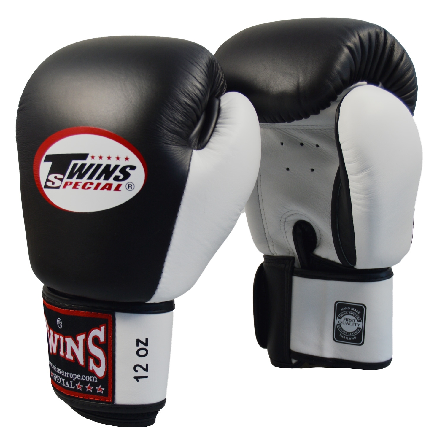 TWINS Boxhandschuh schwarz-weiss 14oz