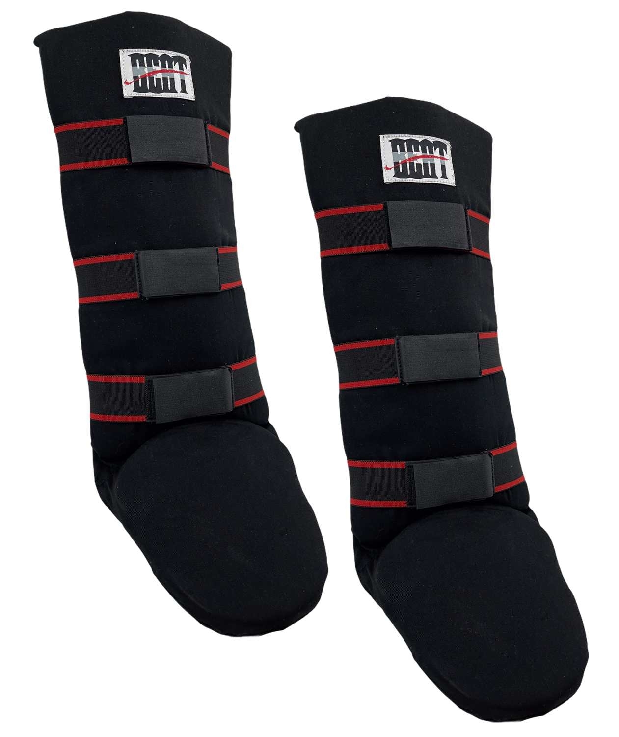 BEAT Schienbein-Spannschutz, Stoffbezug, schwarz L