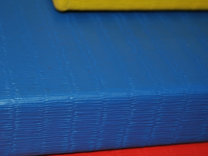 judo mats, ca 100x100x4cm, RG230,blue vinyl cove