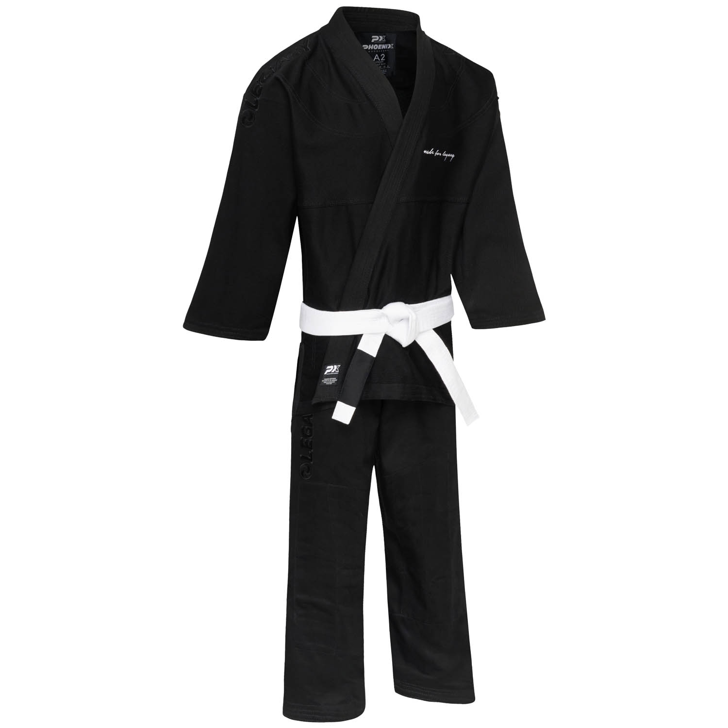 PX Legacy BJJ uniform schwarz Gr. 160 PX Legacy BJJ uniform schwarz Gr. 160