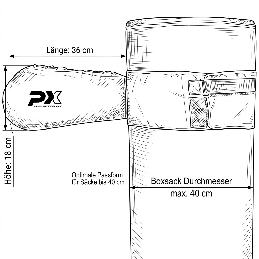 PX Doppel-Schlagmitt für Boxsäcke PX Doppel-Schlagmitt für Boxsäcke