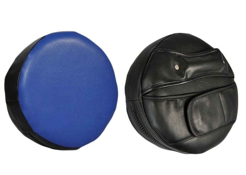 Handpratze rund schwarz-blau extra weich Handpratze rund schwarz-blau extra weich