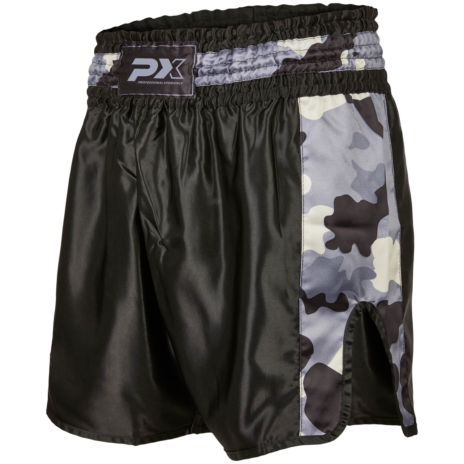 PX Thai Shorts, "Contender" schw-camo L PX Thai Shorts, "Contender" schw-camo L