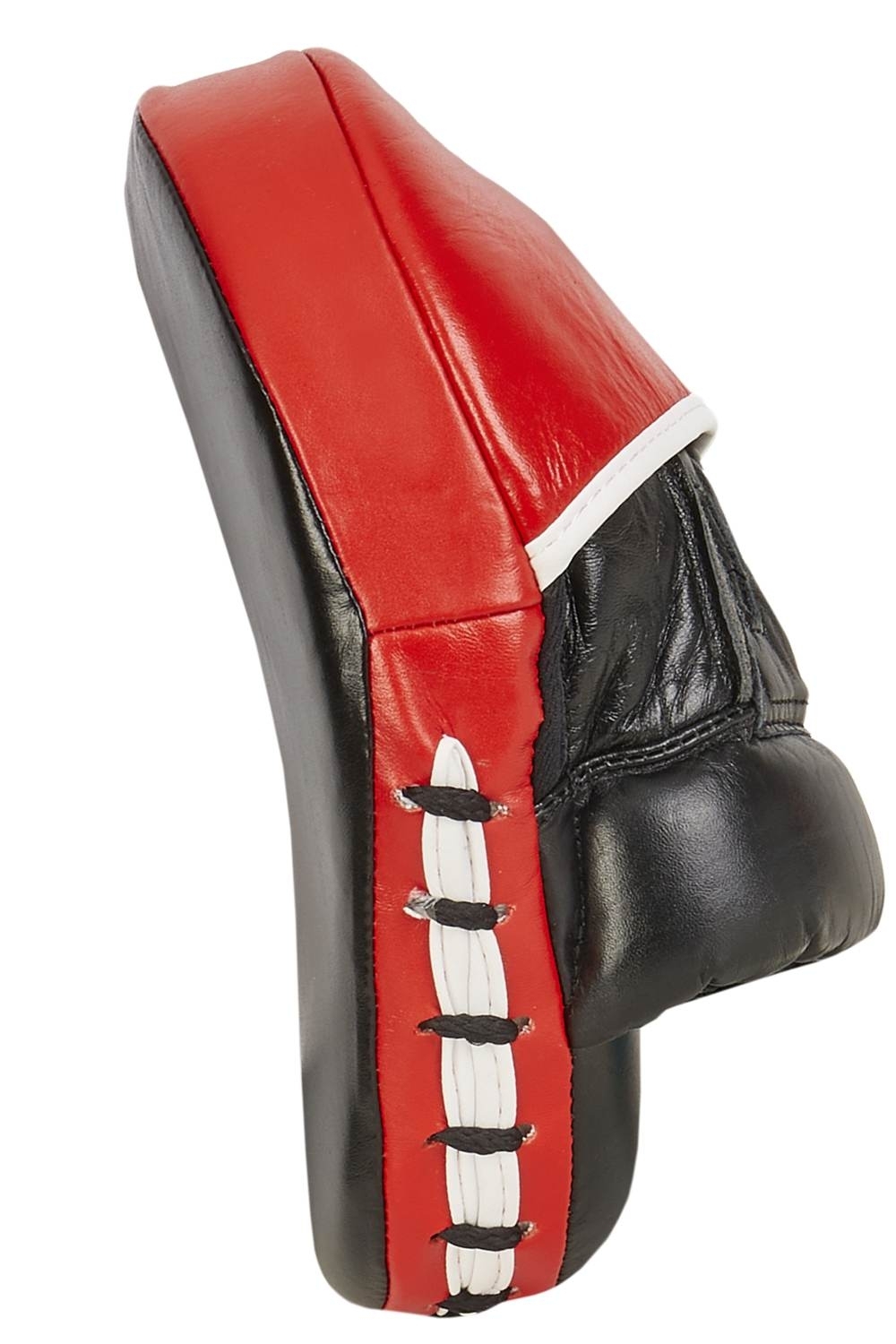 PX Boxing Pads pair, black-red-white, curved PX Boxing Pads pair, black-red-white, curved