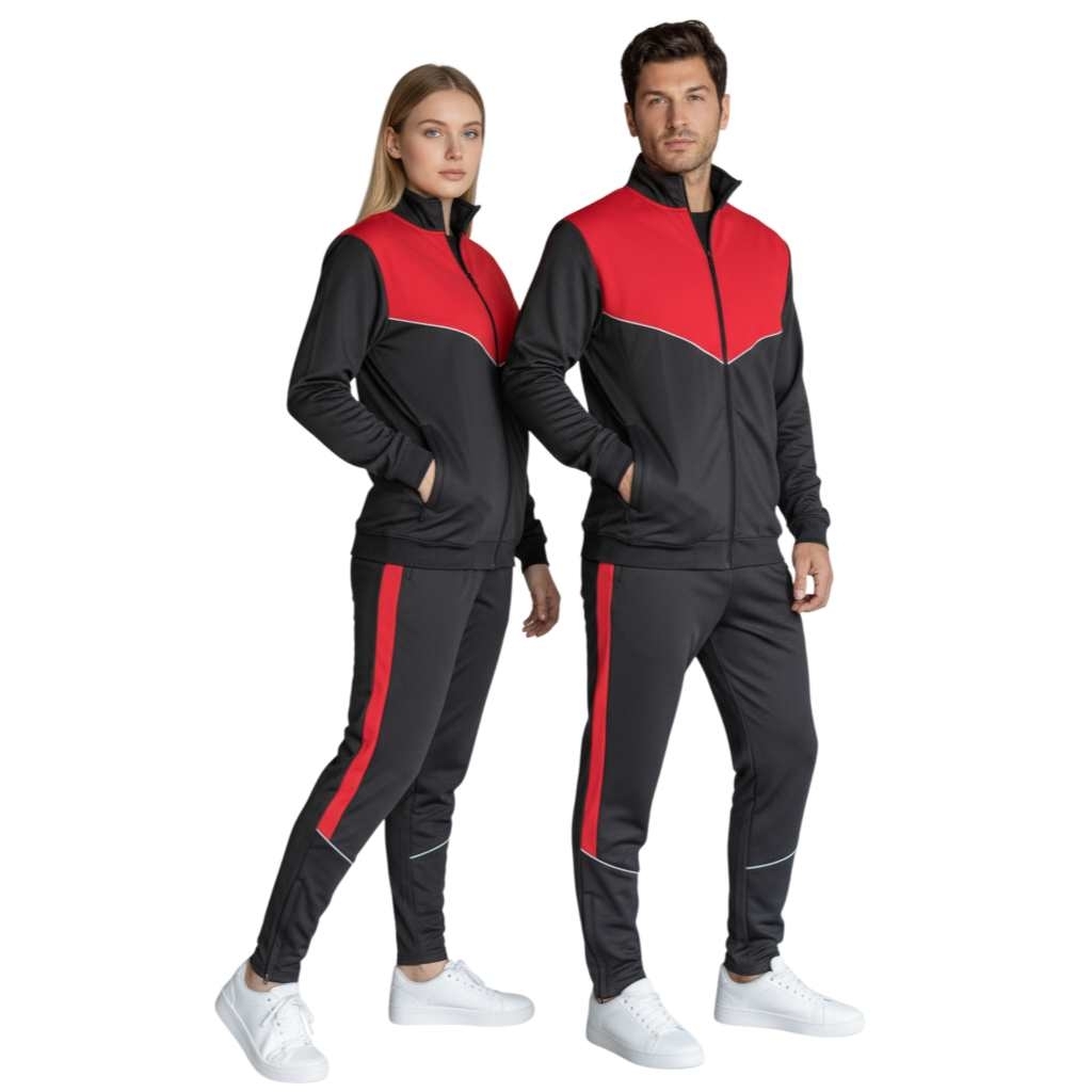 RY6402 Evans Tracksuit Black 02/Red 60 XL