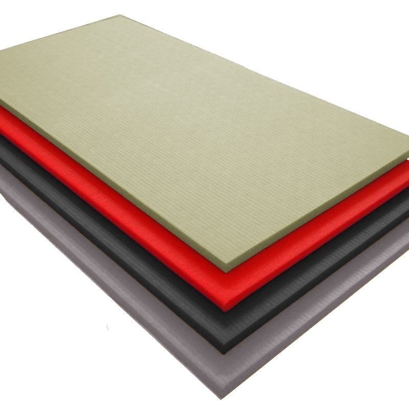 judo mats, ca 200x100x4cm, RG230, black vinyl cove