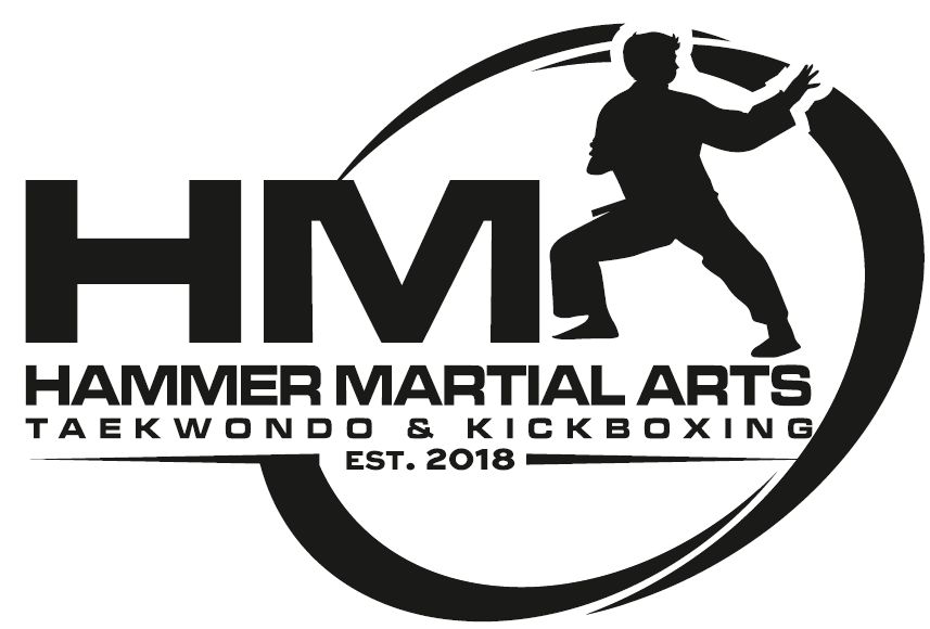 Siebdrucktransfer Hammer Martial Arts SCHWARZ