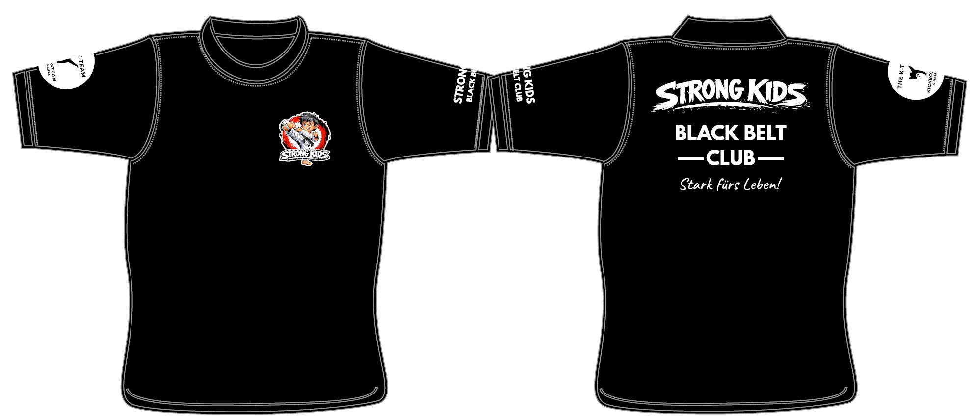 Black Belt Shirt L190K Schwarz - 12 Jahre (142/152)