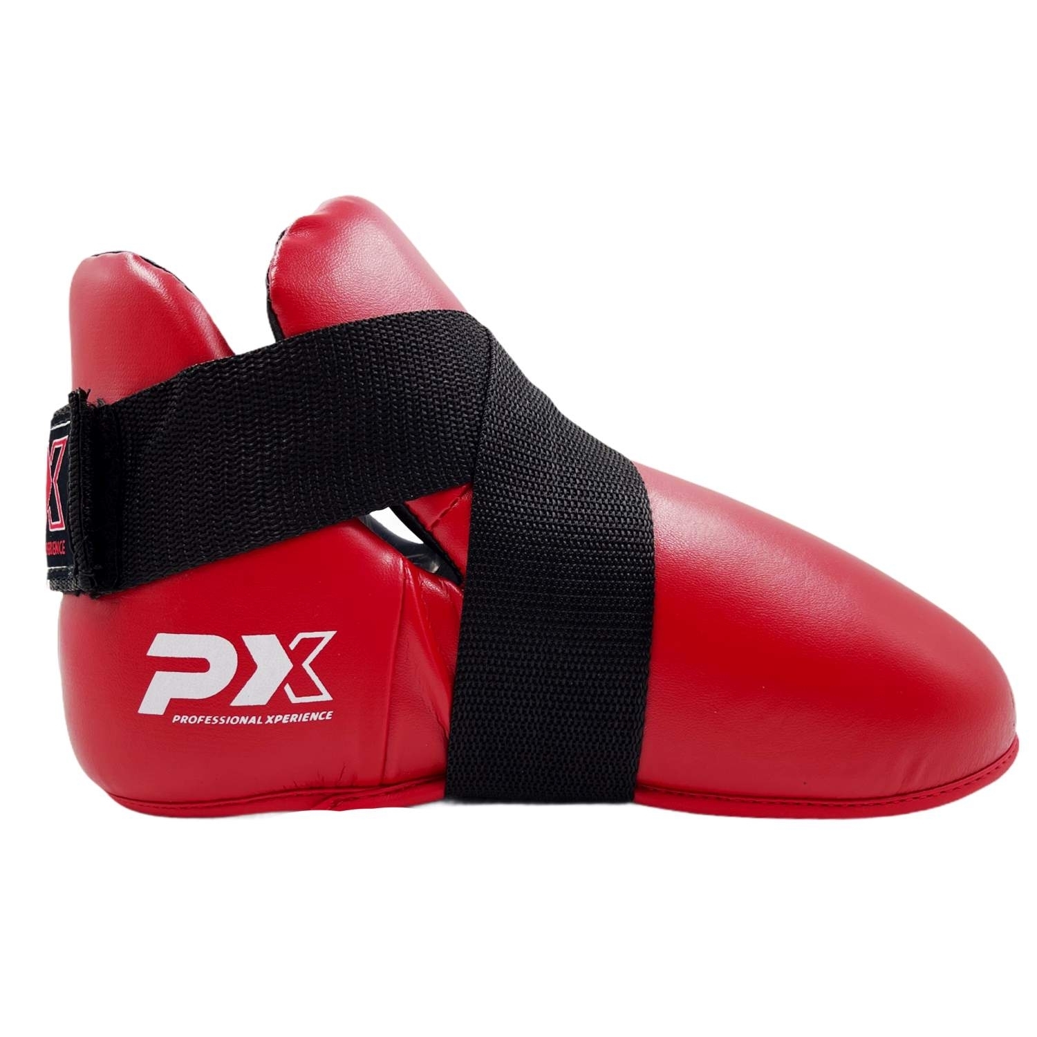 PX Fußschützer Kunstleder Gr XL rot