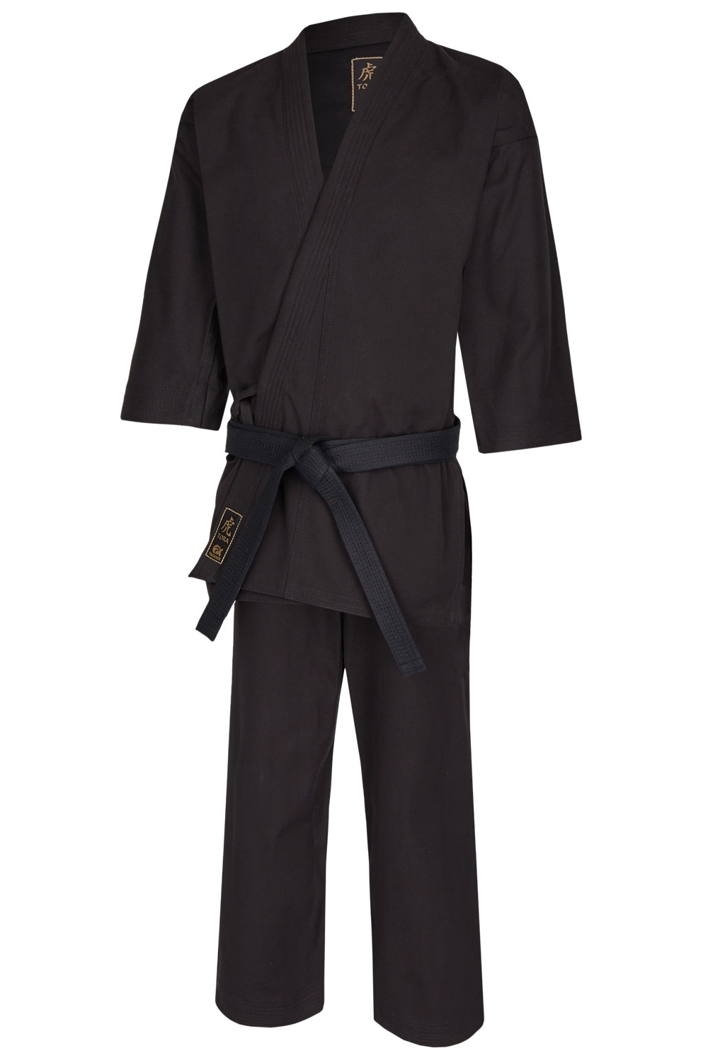 Karate Gi TORA BLACK 14oz Canvas 190 Karate Gi TORA BLACK 14oz Canvas 190