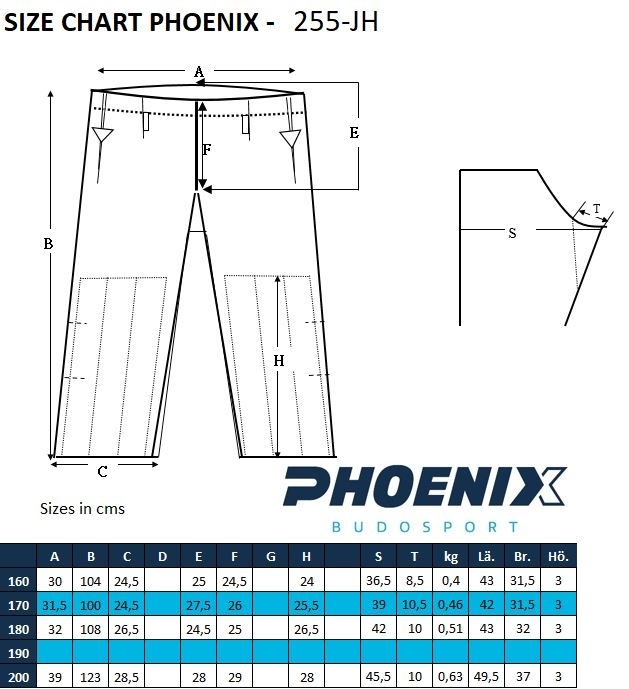 Judo Hose blau Gr 160