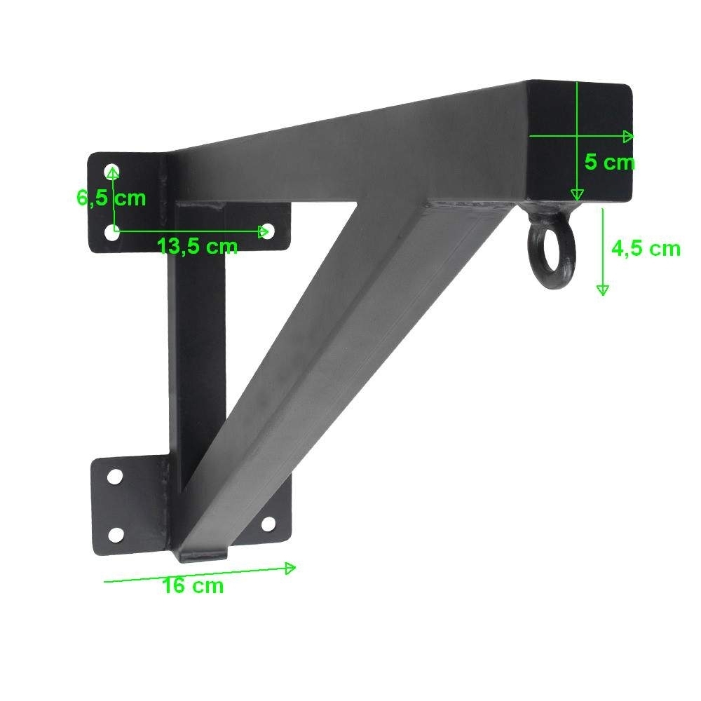 PX Punch Bag Wall Mount, 81 x 41 cm, black
