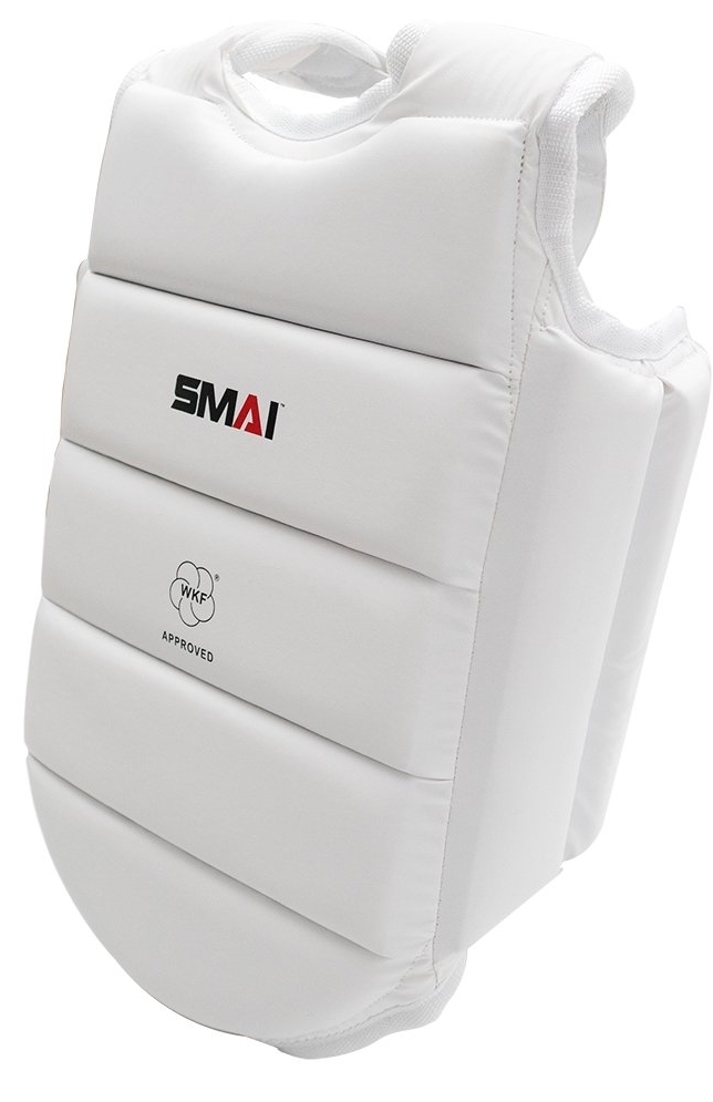 SMAI WKF Karate Weste für Kinder U14, weiß L SMAI WKF Karate Weste für Kinder U14, weiß L
