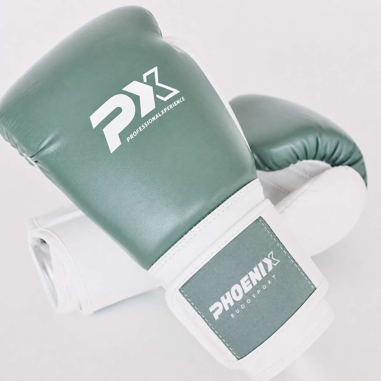 PX "Kids Glove" Boxhandschuh olive-weiß 4oz PX "Kids Glove" Boxhandschuh olive-weiß 4oz