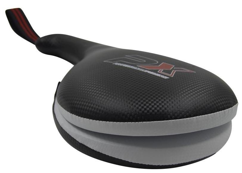 PX Taekwondo Doppel - Mitt Kunstleder schwarz-weiß PX Taekwondo Doppel - Mitt Kunstleder schwarz-weiß