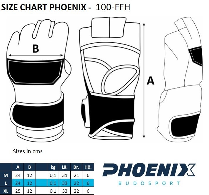 Free-Fight Handschuhe Leder Gr XL