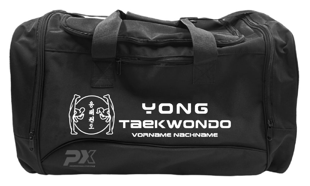 Direktbestickung auf Tasche