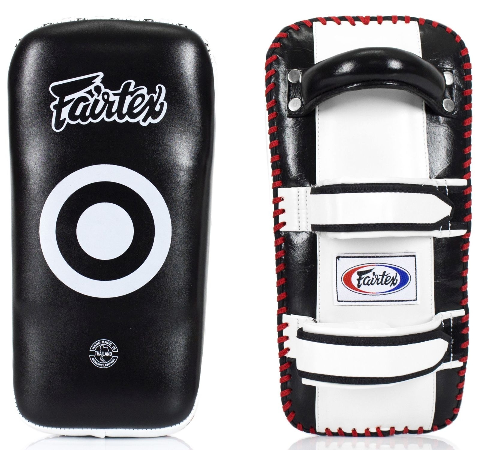 FAIRTEX KPLC2 Thai Pads, leather b/w, pair FAIRTEX KPLC2 Thai Pads, leather b/w, pair