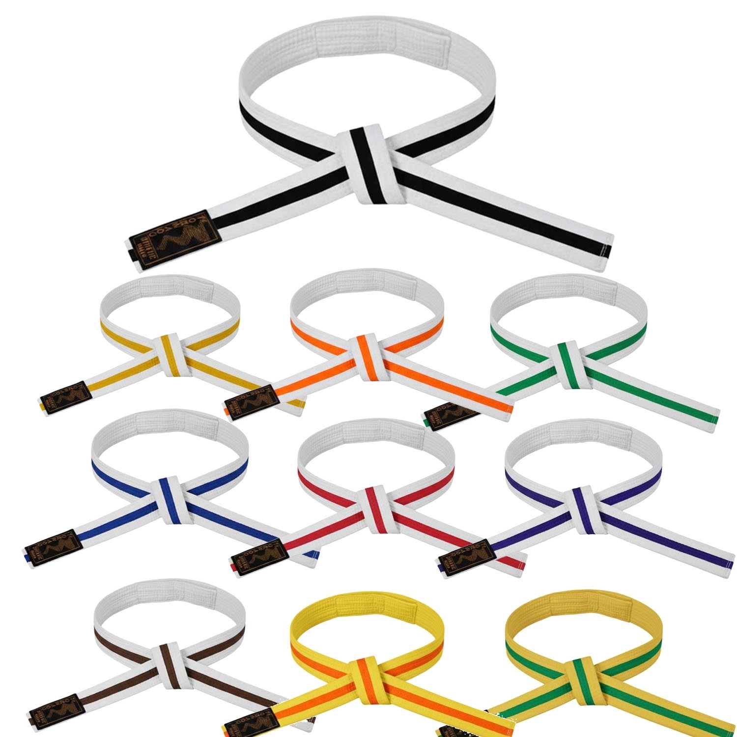 Kinder-Klettgürtel 2-farbig Kinder-Klettgürtel 2-farbig