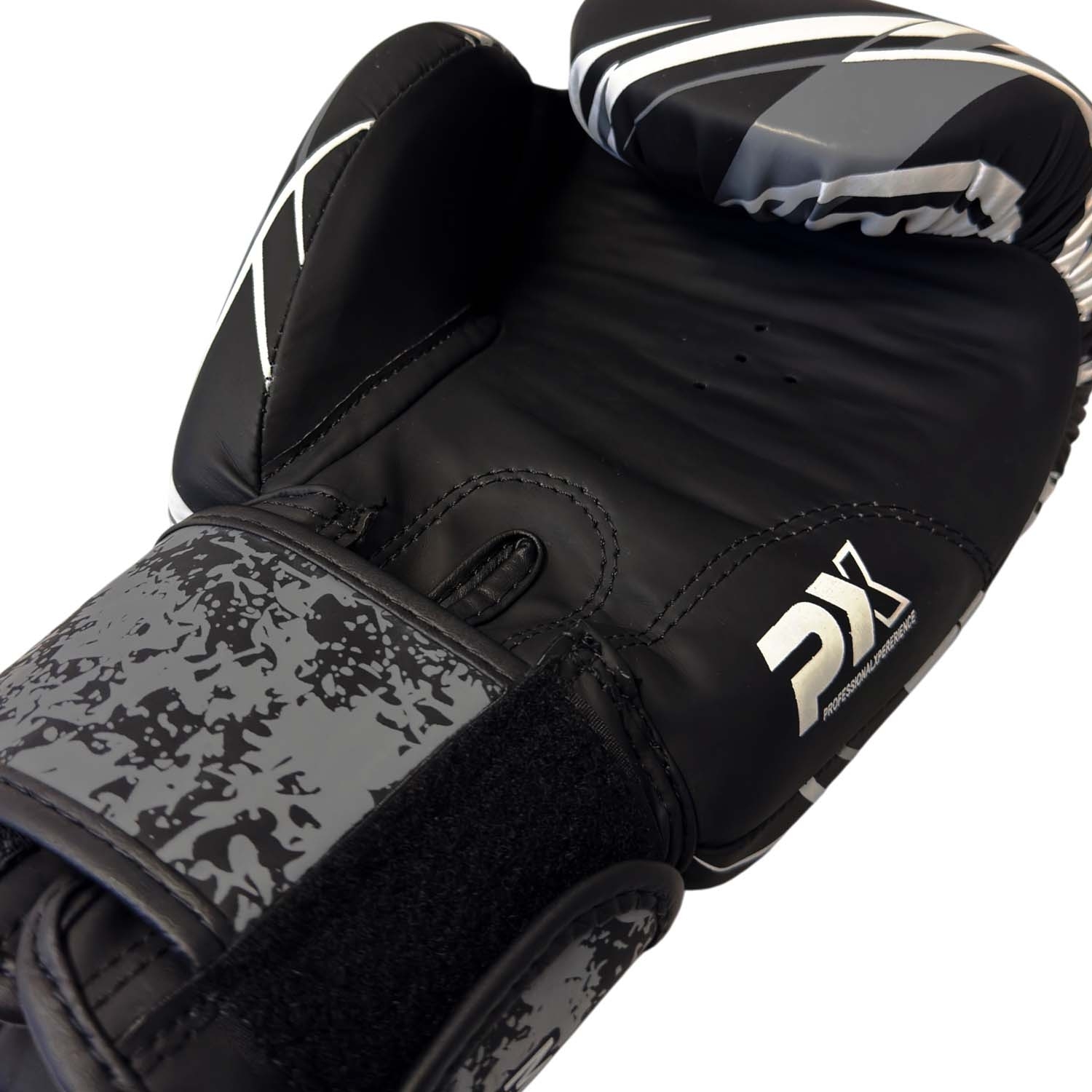 LEGACY X Boxhandschuhe, Kunstleder, schwarz-grau 8oz