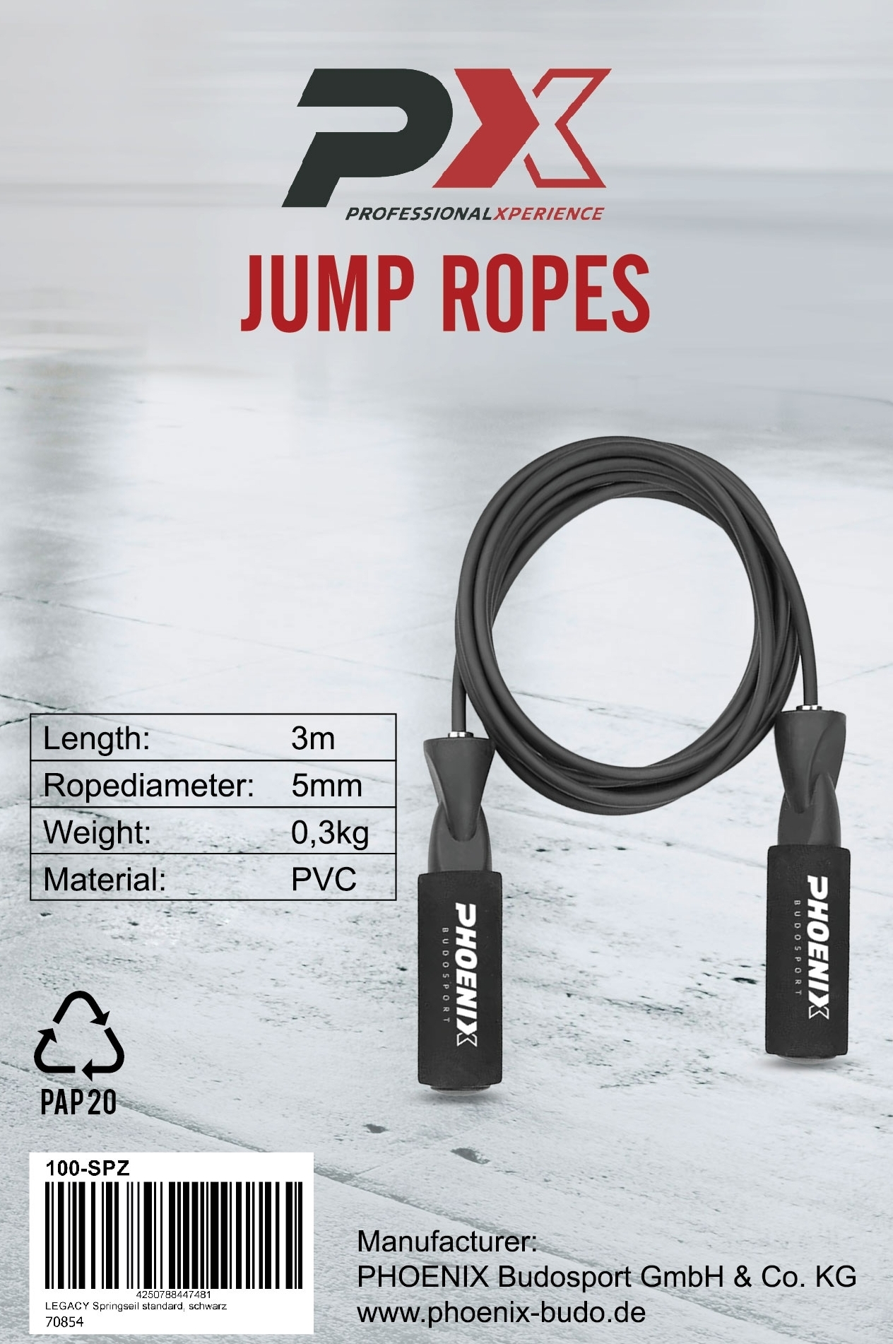 LEGACY Springseil standard, black