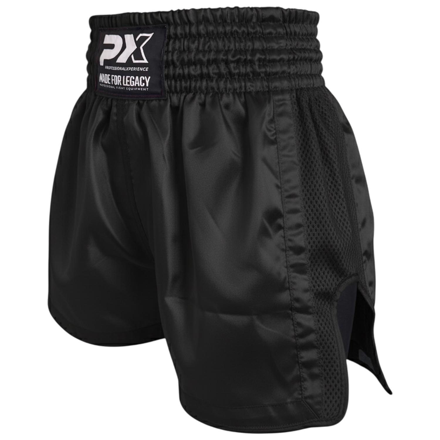 PX Legacy Thai Shorts , Mesh, schwarz XL PX Legacy Thai Shorts , Mesh, schwarz XL