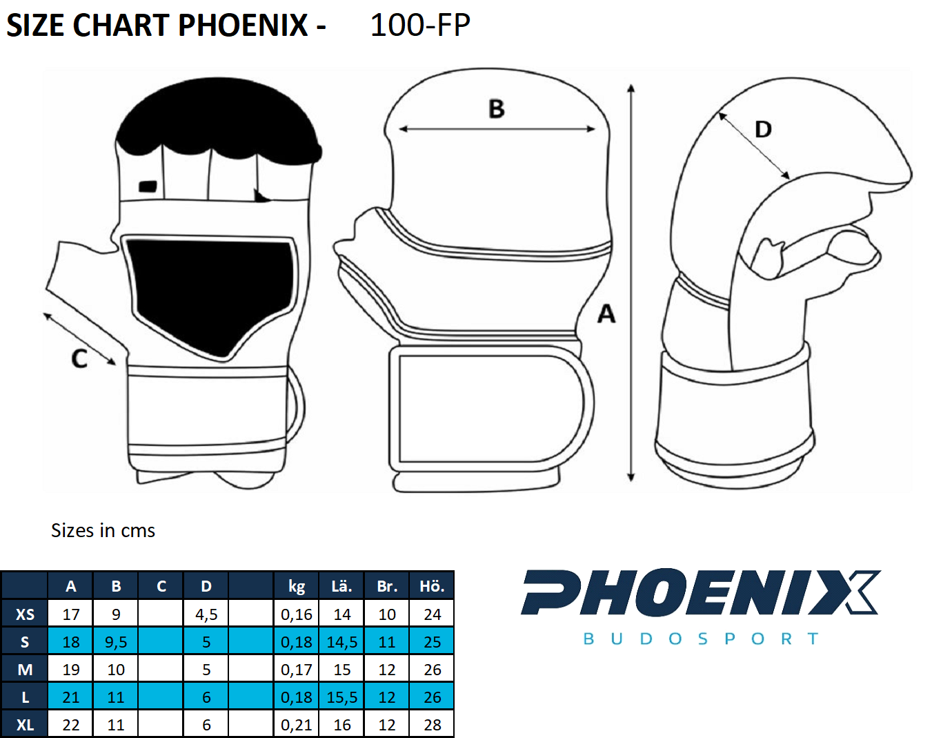 Karate mitt PU, red, size S Karate mitt PU, red, size S