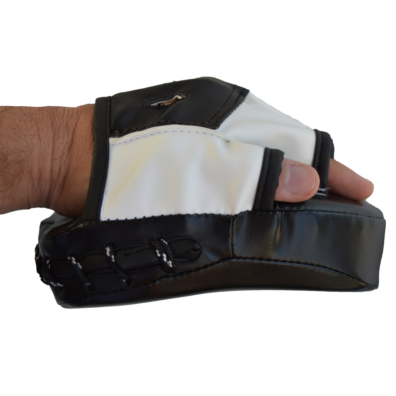 PX Focus Pads "Exact", PU, pair, black-white PX Focus Pads "Exact", PU, pair, black-white