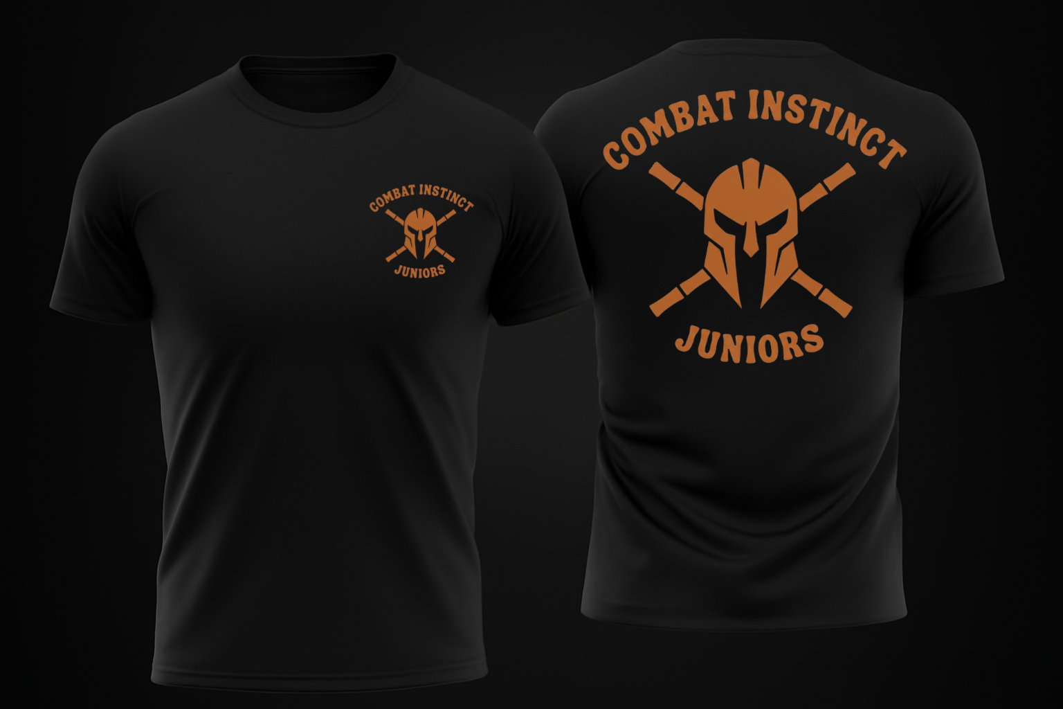 S8170 Shirt Schwarz mit Flexdruck Brust + Rücken Combat Instinct Juniors XS (110/116) S8170 Shirt Schwarz mit Flexdruck Brust + Rücken Combat Instinct Juniors XS (110/116)