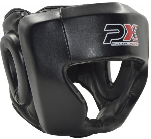 PX headguard art. leather, black colour