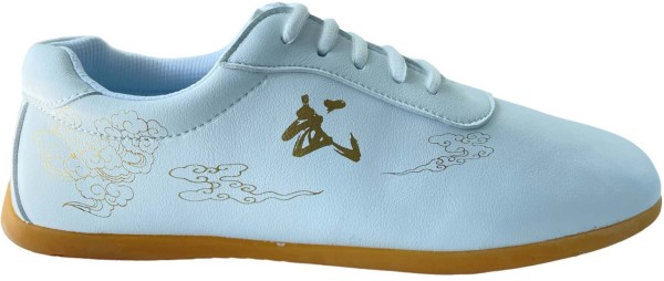 martial arts shoes WU, leather white