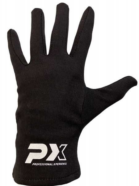 PX Boxing Inner Gloves with Fingers, black